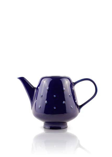 Coffee-pot with white copy space — Stock Photo, Image