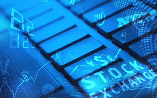 Işıldayan iş simgelerine sahip klavye