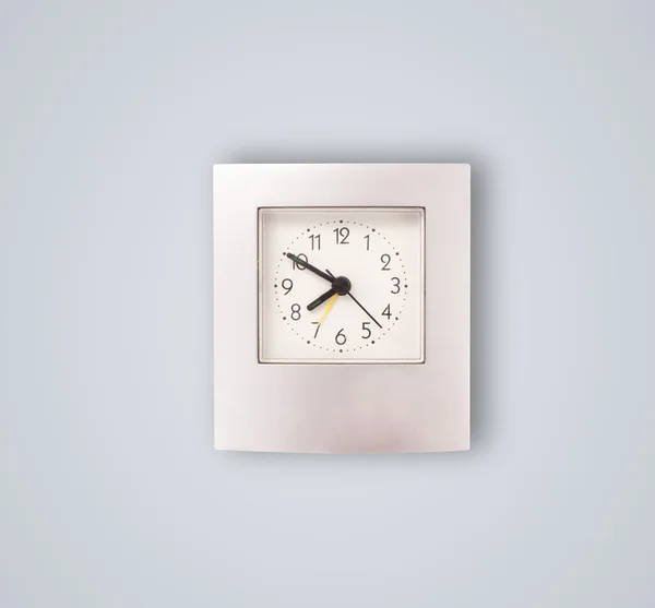 Modern clock with hours and minutes — Stock Photo, Image