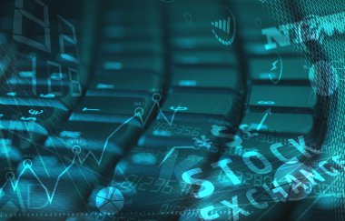 Işıldayan iş simgelerine sahip klavye