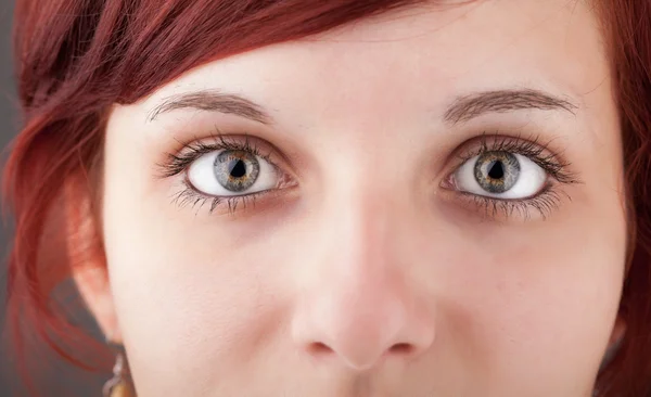 Portrait of a pretty girl close up eye — Stock Photo, Image
