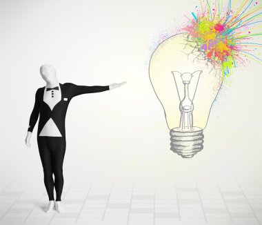 3D insan vücudu soyut renkli lig arıyorsunuz takım biridir