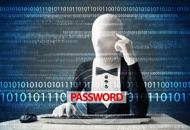 Şifre çalmak morph 3d maskeli hacker