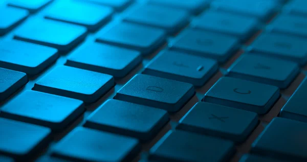 Keyboard close-up with copy space — Stock Photo, Image