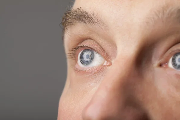 Portrait of a handsome man close up eye — Stock Photo, Image