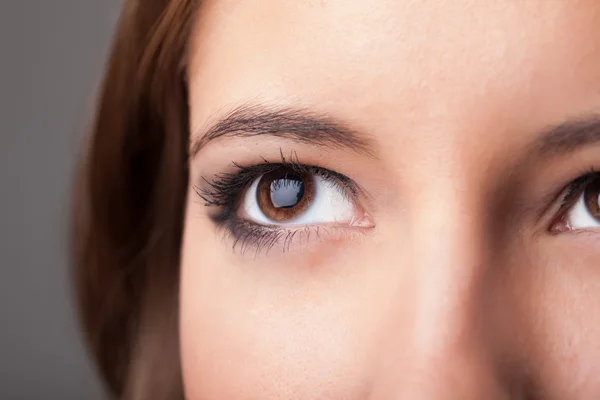 Portrait of a pretty girl close up eye — Stock Photo, Image