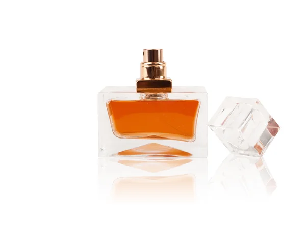 Women's perfume in beautiful bottle — Stock Photo, Image