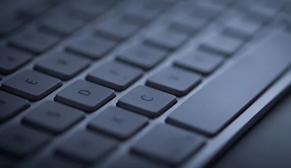 Keyboard close-up with copy space — Stock Photo, Image