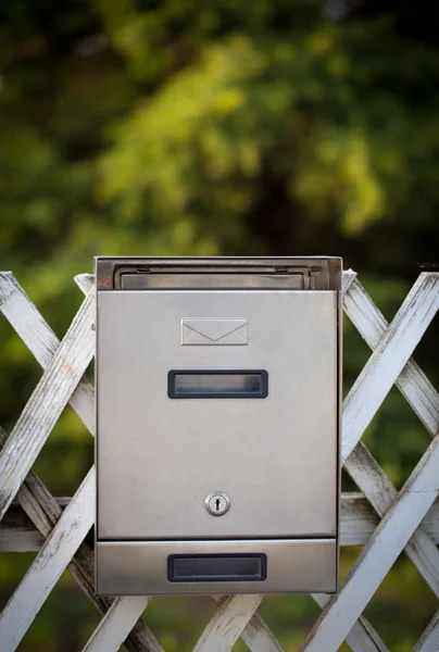 Cloes up of a mailbox on the street — Stock Photo, Image