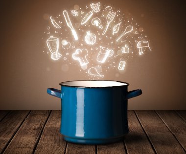 yemek pişirme tencere çıkan simgeler