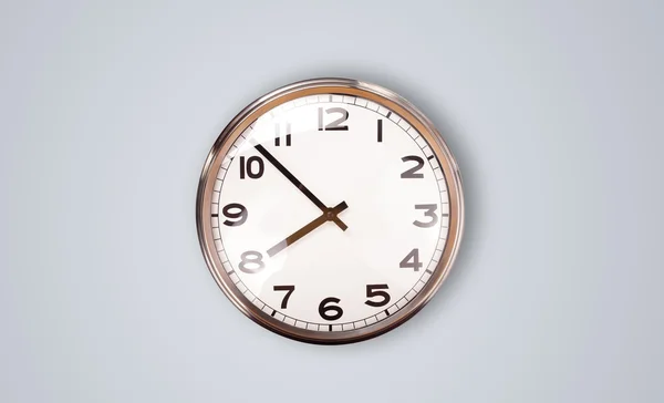 Modern clock with hours and minutes — Stock Photo, Image