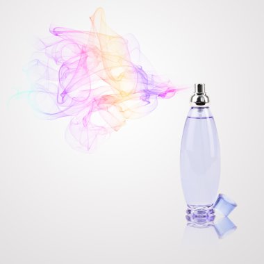 Parfüm şişesi Renkli koku püskürtüyor