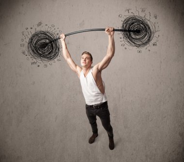 kaslı adam kaldırma kaos kavramı