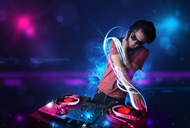 DJ müzik electro ışık efektleri ve ışıklar