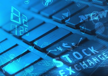 Işıldayan iş simgelerine sahip klavye