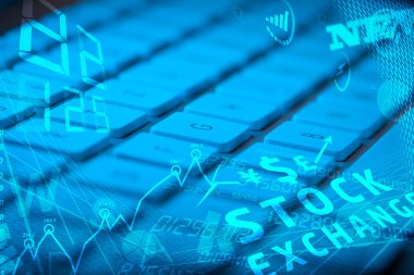 Işıldayan iş simgelerine sahip klavye