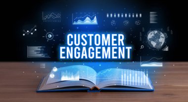 Açık bir kitaptan çıkan iş yazıları