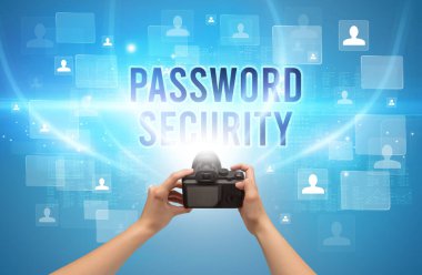 El kamerasının yakın çekimi