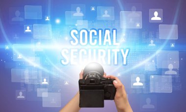 El kamerasının yakın çekimi