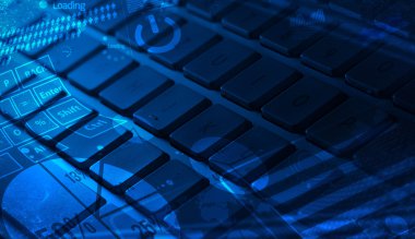 Parlak grafikli klavye