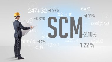 Kısa şapkalı mühendis.