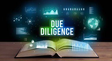 Açık bir kitaptan çıkan iş yazıları