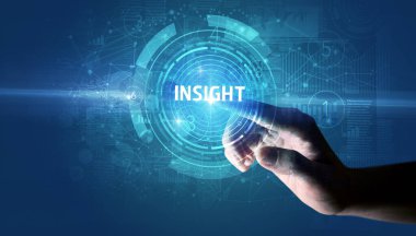 İş konseptine el sıkışma düğmesi