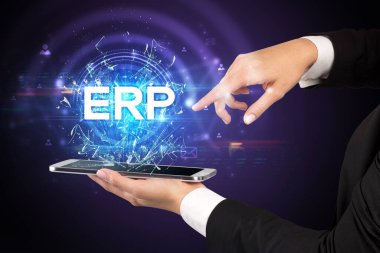 Kısaltmalı dokunmatik ekranın yakın plan görüntüsü.