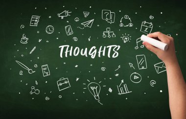 Hand drawing education concept concept