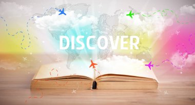 açık kitap, tatil konsepti