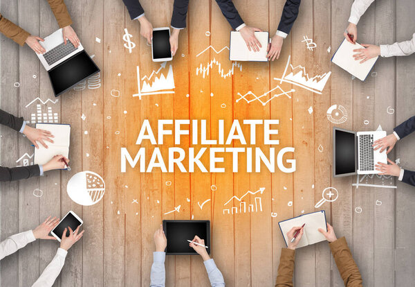 Group of Busy People Working in an Office