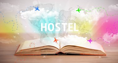 açık kitap, tatil konsepti