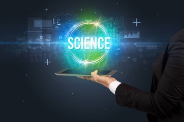 Dokunmatik ekran yakın plan, yeni teknoloji konsepti