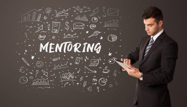 Eğitimsel yazıtlarla düşünen iş adamı