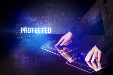 Dijital tabloya elle dokun