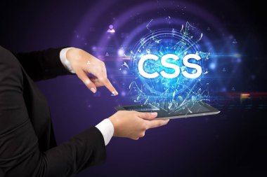 Kısaltmalı dokunmatik ekranın yakın plan görüntüsü.