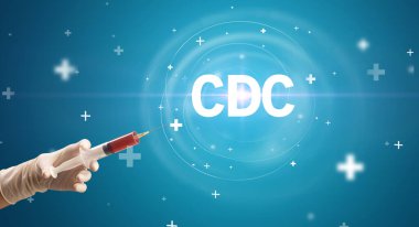 Virüs aşısıyla şırınga iğnesi