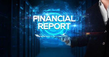 Tablet tutan kişi, iş konsepti