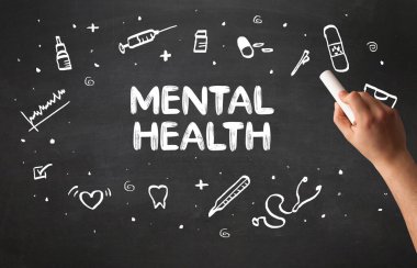 El çizimi tıbbi konsept