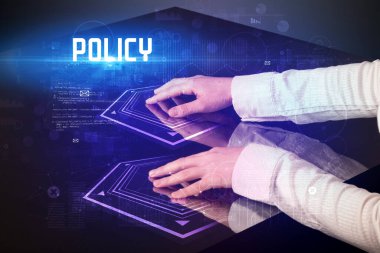 Dijital tabloya elle dokun