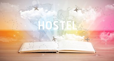 açık kitap, tatil konsepti