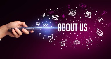 El ele tutuşan kablosuz çevre