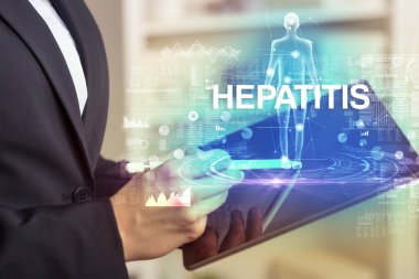 Elektronik tıbbi kayıt, teknoloji konsepti.