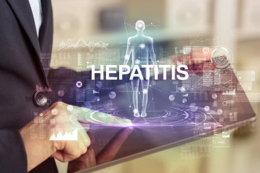 Elektronik tıbbi kayıt, teknoloji konsepti.