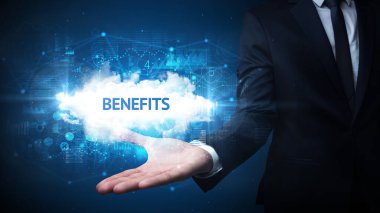 İş adamının eli işadamının el yazması, başarılı iş konsepti