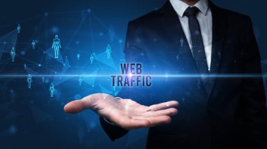 WeB TRAFFIC yazıtları, sosyal ağ konsepti