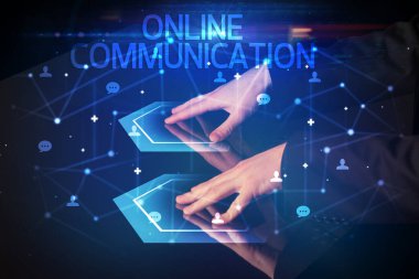 ONLINE COMUNICATION yazıtları, yeni medya kavramı ile sosyal ağlarda gezinme