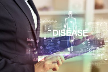 DisseASE yazıtlı elektronik tıbbi kayıt, tıbbi teknoloji konsepti