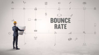 BOUNCE Oranı yazma kavramı ile yeni bir sosyal medya platformu üzerinde çalışan mühendis