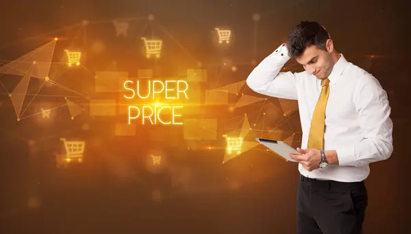 아이콘 Super Price 온라인 컨셉트 — 스톡 사진